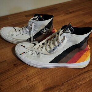 Converse All Star Chucks Rainbow Pride High Top 8 Mens 10 Womens